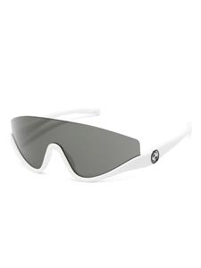 guccieyewear Gucci Eyewear Zonnebril met schild montuur en GG-logo - Wit