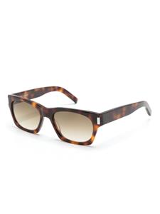 saintlaurenteyewear Saint Laurent Eyewear 402 zonnebril met rechthoekig montuur - Bruin