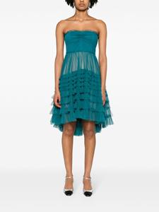 TWINSET Strapless mini-jurk - Groen