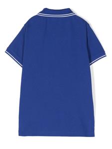 stoneislandjunior Stone Island Junior Poloshirt met patch - Blauw