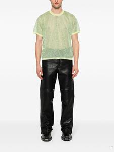 martinerose Martine Rose T-shirt met jacquard - Groen