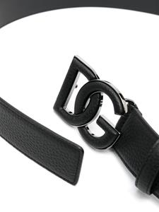 dolce&gabbana Dolce & Gabbana Leren riem - Zwart