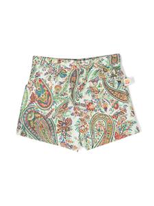 etrokids ETRO KIDS Shorts met paisley-print - Groen