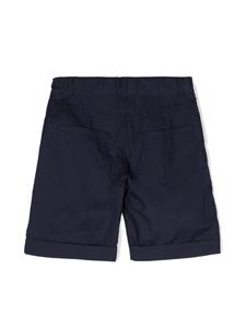 moschinokids Moschino Kids Katoenen shorts met logoprint - Blauw