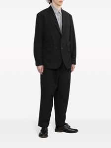 commedesgarçonshomme Comme des Garçons Homme Broek met trekkoord - Zwart