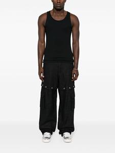 Off-White Straight cargo broek met logo - Blauw