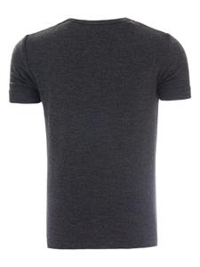 Moustache Katoenen T-shirt met ronde hals - Grijs