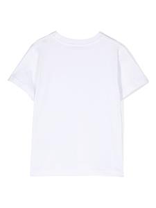 monclerenfant Moncler Enfant T-shirt met logopatch - Wit