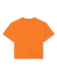lanvinenfant Lanvin Enfant Katoenen T-shirt met logoprint - Oranje