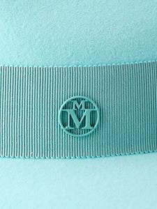 maisonmichel Maison Michel Henrietta wollen fedora hoed - Blauw