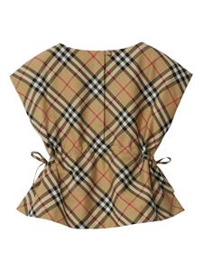 burberrykids Burberry Kids Vintage check katoenen top - Beige