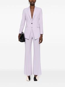 Theory Demitria flared low waist broek - Paars