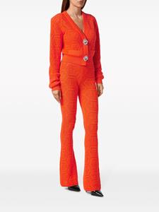 philippplein Philipp Plein Bootcut broek met monogram - Oranje
