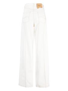 Acler Valleybrook jeans met wijde pijpen - Wit