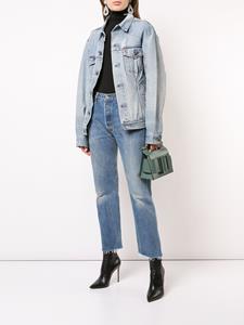 RE/DONE Stove Pipe cropped jeans - Blauw