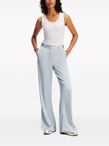 karllagerfeld Karl Lagerfeld Satijnen pantalon - Blauw