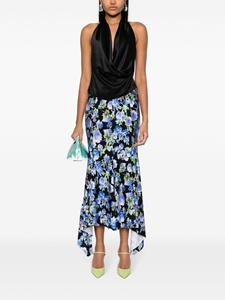 philosophydilorenzoserafini Philosophy Di Lorenzo Serafini Midi-rok met bloemenprint - Blauw