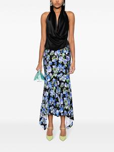 Philosophy Di Lorenzo Serafini floral-print midi skirt - Blauw