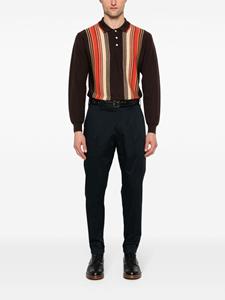 pttorino PT Torino Twill broek met verendetail - Blauw