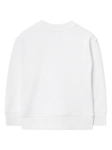 burberrykids Burberry Kids Sweater met geborduurd logo - Wit