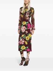 dolce&gabbana Dolce & Gabbana Zijden blouse - Rood