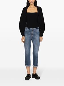 DONDUP High waist cropped jeans - Blauw