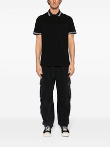 versacejeanscouture Versace Jeans Couture Poloshirt met logoprint - Zwart