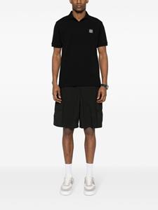 stoneisland Stone Island Poloshirt met Compass-logopatch - Zwart