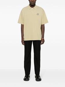 maisonkitsuné Maison Kitsuné Sweater met vossenkop - Groen