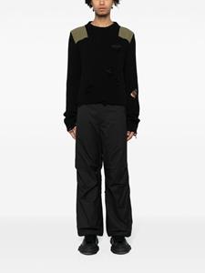 Maharishi x Jean-Michel Basquiat broek met wijde pijpen - Zwart