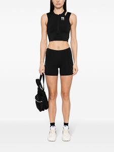 Y-3 Top met logoprint - Zwart