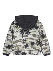 monclerenfant Moncler Enfant Donsjack met capuchon - Groen