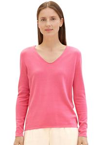 Gebreide pullover met V-hals