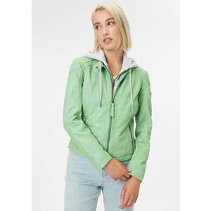 Gipsy Lederjacke GWApril mit Baumwoll-Kapuze