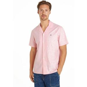 Tommy Jeans Plus Kurzarmhemd "TJM LINEN BLEND CAMP SHIRT EXT", Große Größen