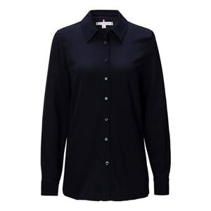 Tommy Hilfiger Hemdbluse "FLUID VIS CREPE REGULAR SHIRT LS", mit Seitenschlitzen