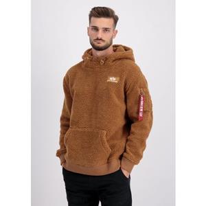 Alpha-industries Herenhoodie Teddyhoodie Kameel