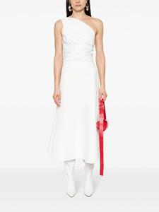 jilsander Jil Sander Asymmetrische midi-rok - Wit