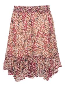 marantétoile MARANT ÉTOILE Viera mini-rok met grafische print - Beige