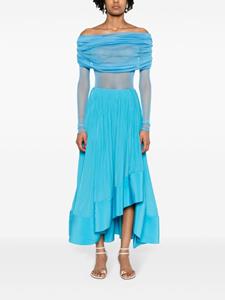 Lanvin Asymmetrische maxi-rok - Blauw