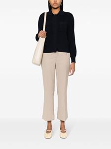 Closed Wharton flared broek - Beige