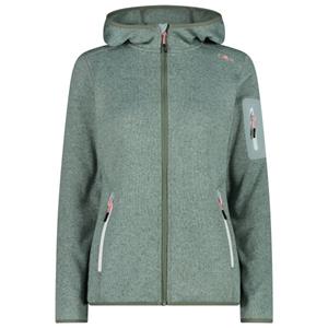 CMP Fleecejacke WOMAN JACKET FIX HOOD JADE-SALVIA