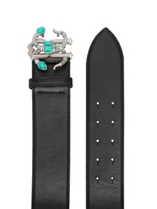 robertocavalli Roberto Cavalli Leren riem - Zwart