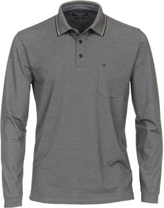 VENTI Langarmshirt anthrazit passform textil (1-tlg)