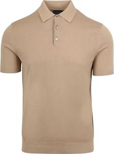 Suitable Knitted Polo Beige