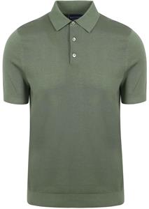 Suitable Knitted Polo Groen