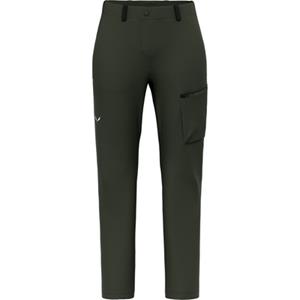 Salewa - Women's Puez Hemp/DST Pant - Trekkingbroek, zwart/olijfgroen