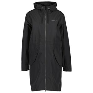 Didriksons  Women's Marta Parka 3 - Lange jas, zwart