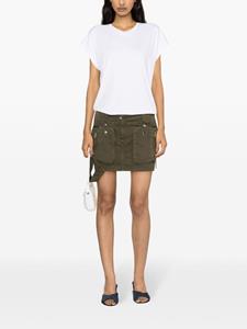 Blumarine Twill mid waist mini-rok - Groen