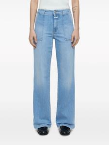 Closed High waist straight jeans - Blauw